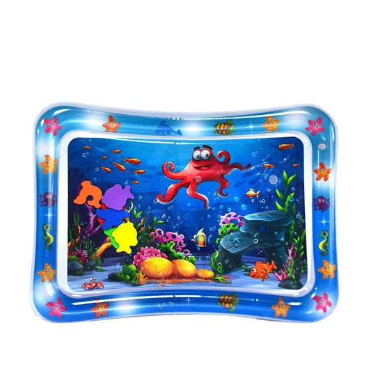 Jouet gonflable bébé tapis de jeu aquatique étoiles de mer et calamars