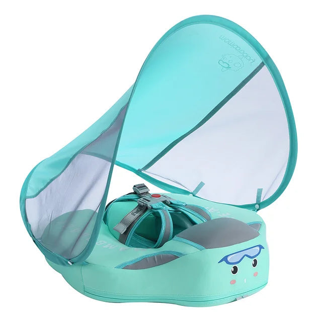 Bouée pour bébé avec ombrelle anti-UV nouvelle génération