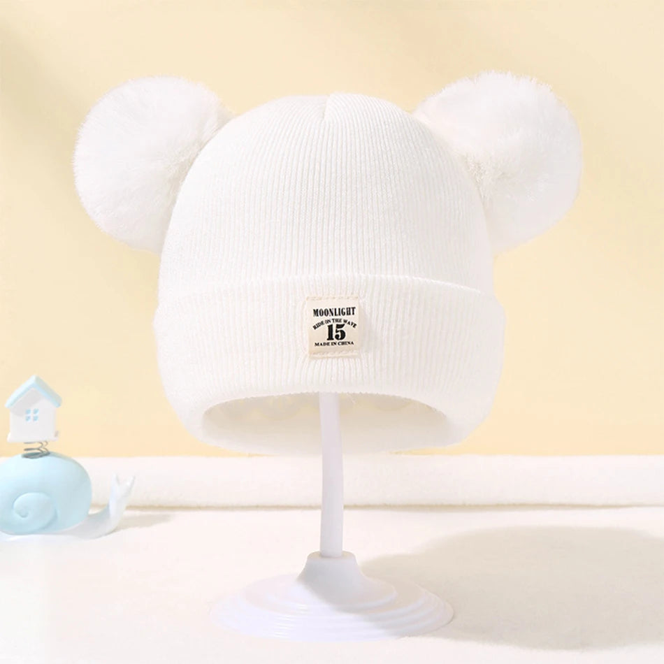 Bonnet bébé avec oreilles d'ours