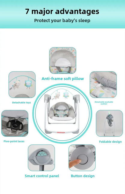 Siège à bascule multifonctionnel pour bébé