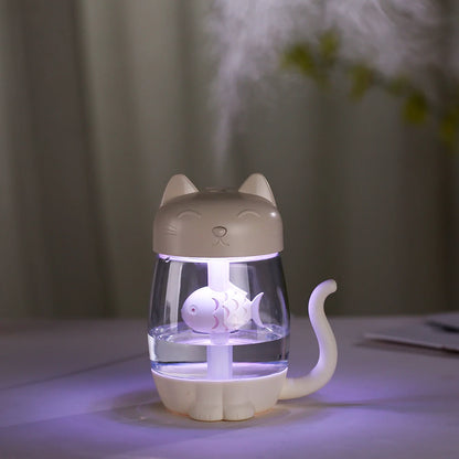 Humidificateur d’air en forme de chat