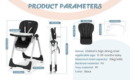 Chaise haute multifonction pour bébé