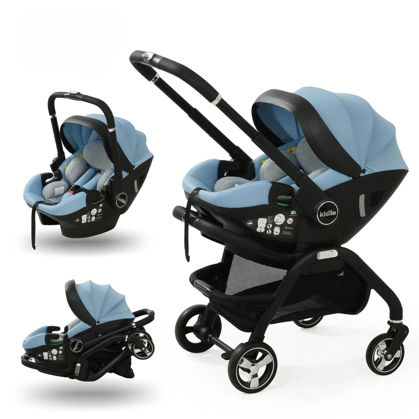 Poussette Portable 3 en 1 pour bébé