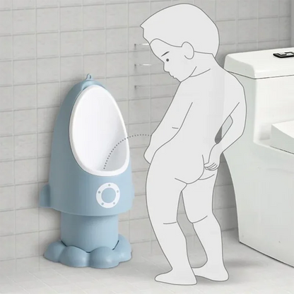 Urinoir en forme de fusée pour petit garçon