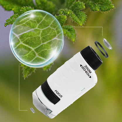 Microscope portable de poche 60X à 120X