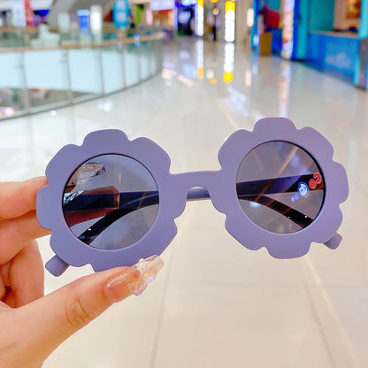 Lunettes de soleil pour bébé en forme de fleur