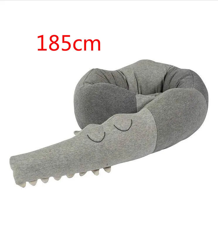 Tour de lit crocodile en coton pour bébé