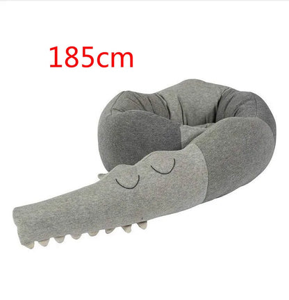 Tour de lit crocodile en coton pour bébé