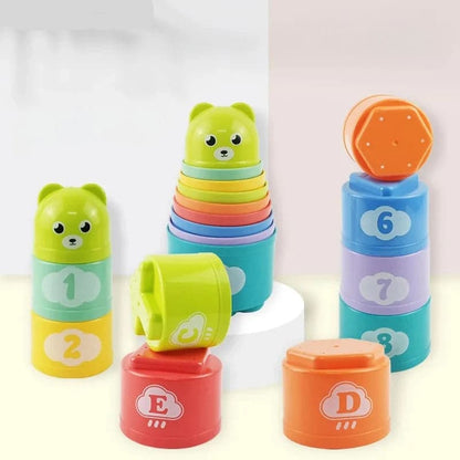 Collection de tasses empilables pour bébés
