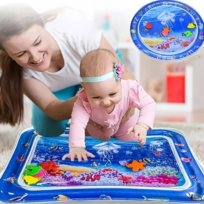 Jouet gonflable bébé tapis de jeu aquatique sirènes