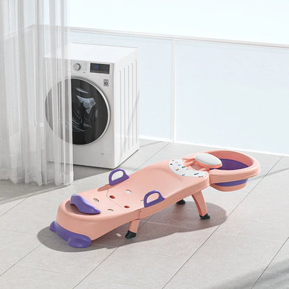 Chaise bébé pliante pour lavage de cheveux