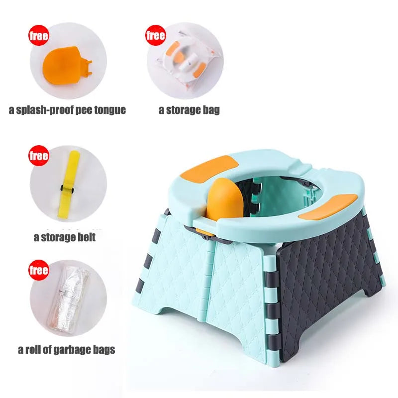 Pot d’urinoir pliable et portable pour bébé