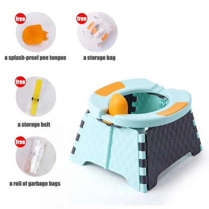 Pot d’urinoir pliable et portable pour bébé