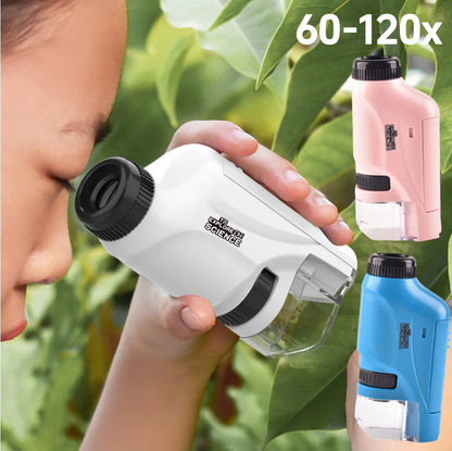 Microscope portable de poche 60X à 120X