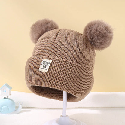 Bonnet bébé avec oreilles d'ours