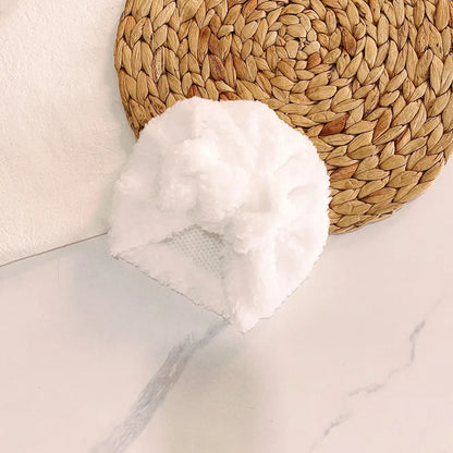 Turban pour bébé d’hiver en tissu épais
