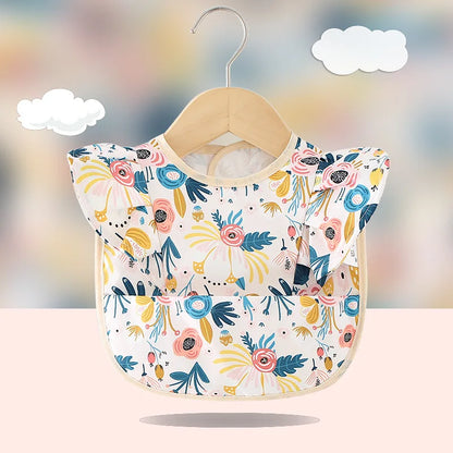 Bavoir imperméable avec ailes d’ange pour bébé