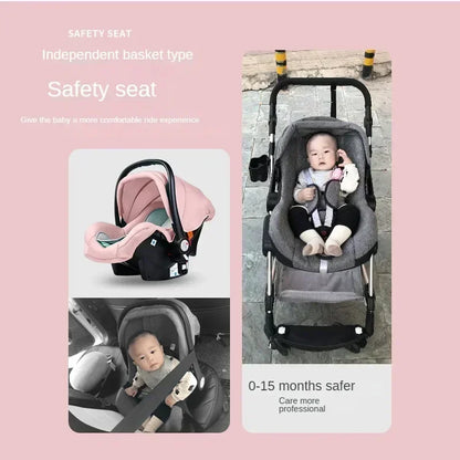 Poussette pliable multifonctionnelle pour bébé
