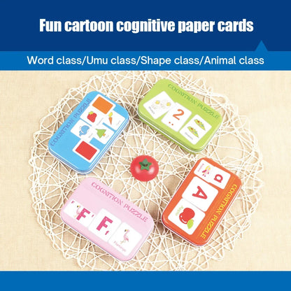 Cartes de puzzle cognitif pour bébé
