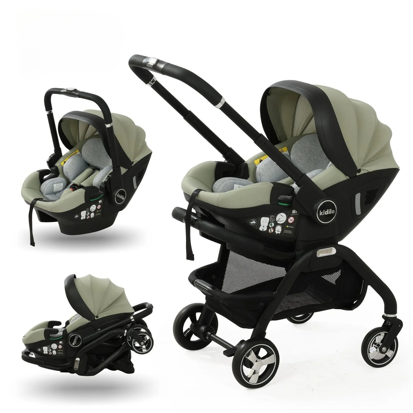 Poussette Portable 3 en 1 pour bébé