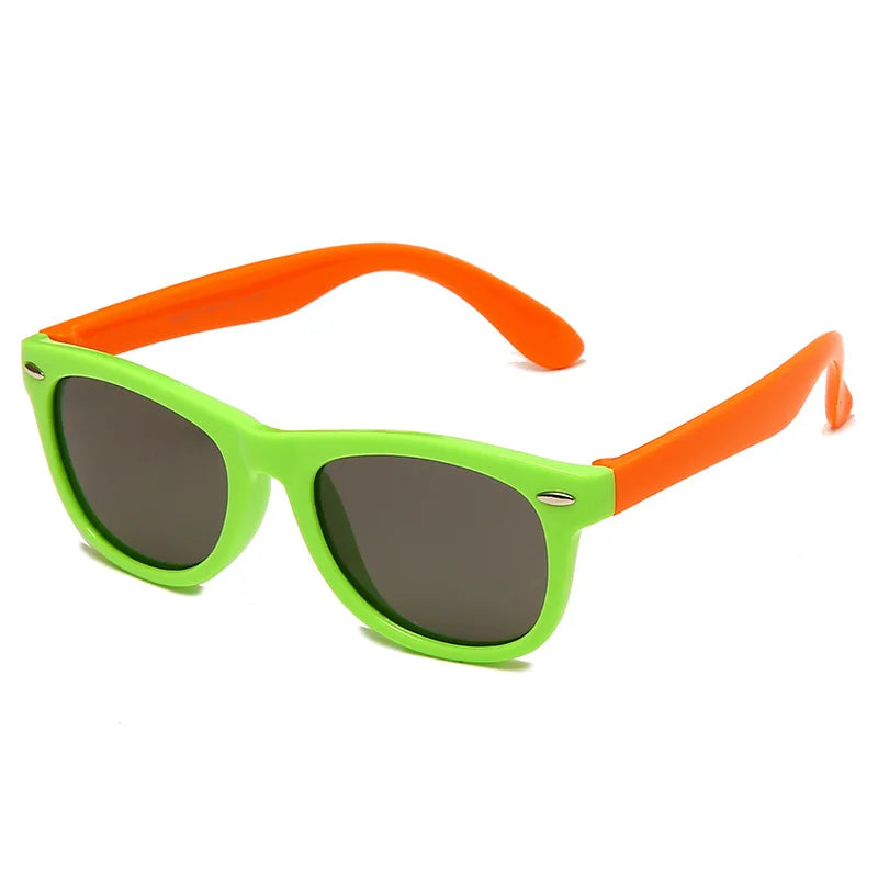 Lunettes de soleil classiques en Silicone pour enfants,