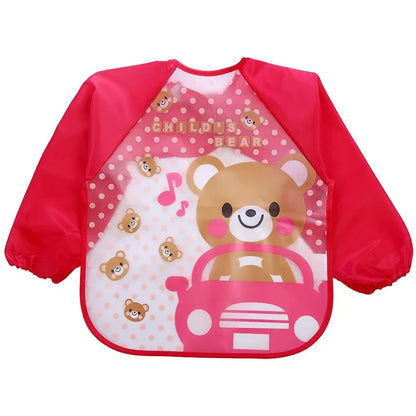 Tablier pour bébé à manches longues
