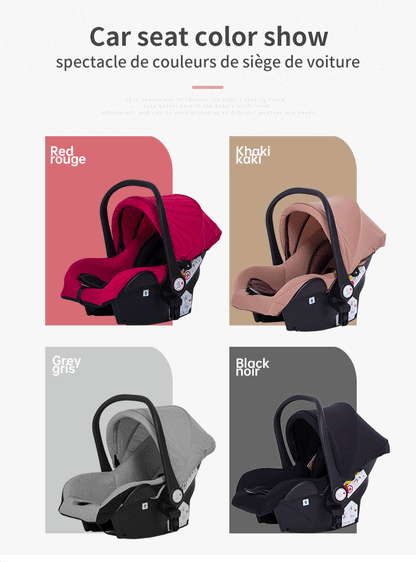 Poussette trio 3 en 1 pour bébé pliable
