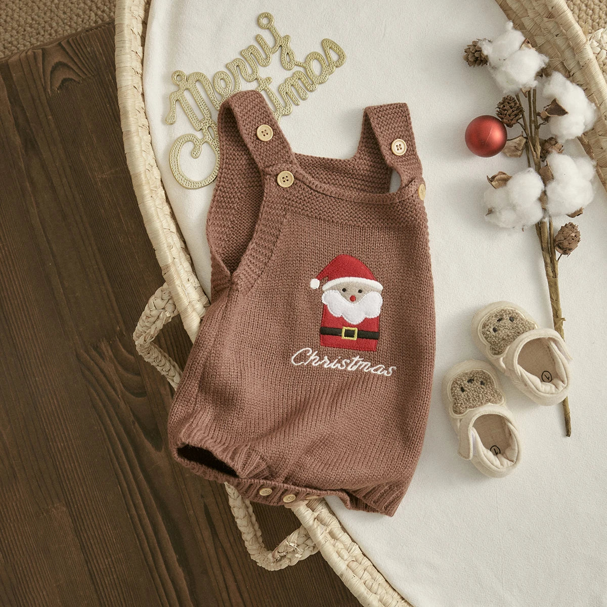 Barboteuse en tricot pour bébé garçon et fille