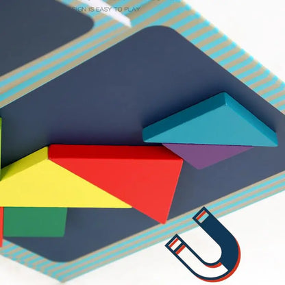 Livre de Puzzle magnétique portable pour enfant