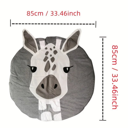 Tapis bébé à motif animal pour ramper