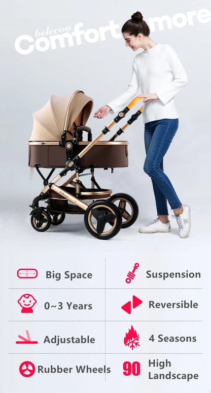Poussette polyvalente pour bébé