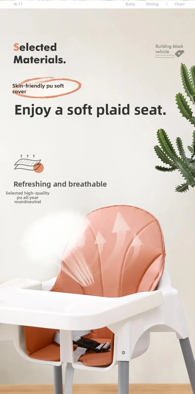 Chaise de salle à manger pliable