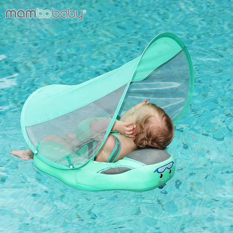 Bouée pour bébé avec ombrelle anti-UV nouvelle génération