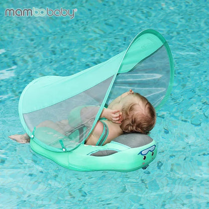 Bouée pour bébé avec ombrelle anti-UV nouvelle génération