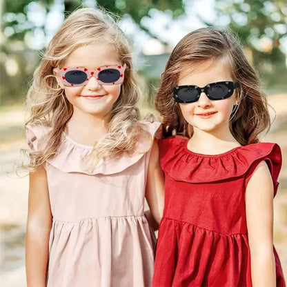 Lunettes de soleil à imprimé cœur pour enfants