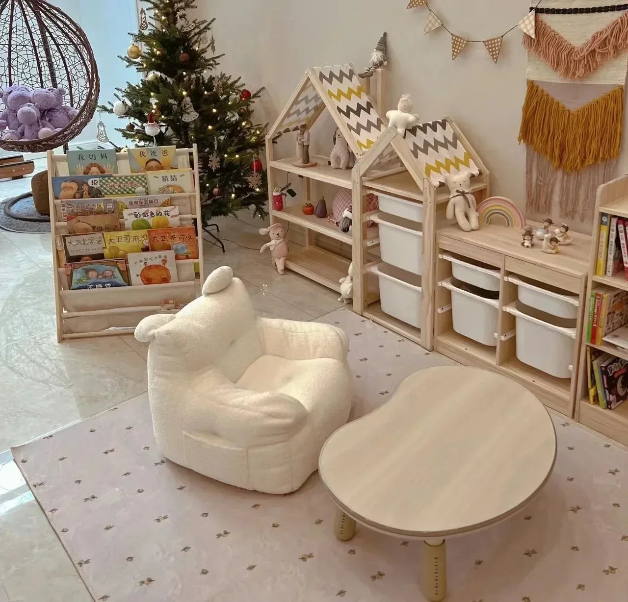 Mini canapé doux pour bébé