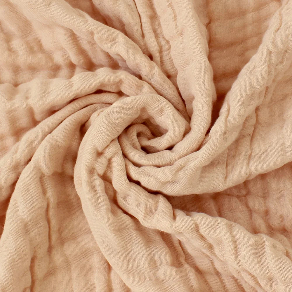 Couverture carrée en mousseline pour bébé
