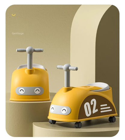 Pot de toilette motif voiture pour bébé