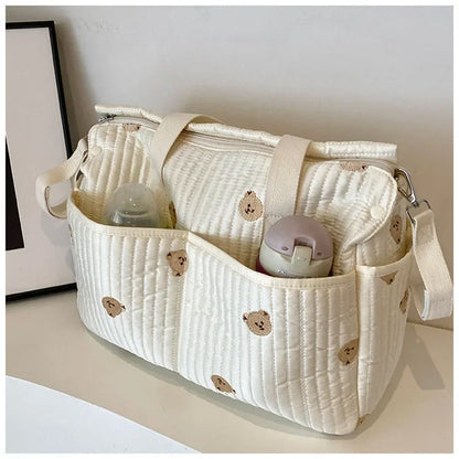 Sac à langer brodé grand modèle pour bébé
