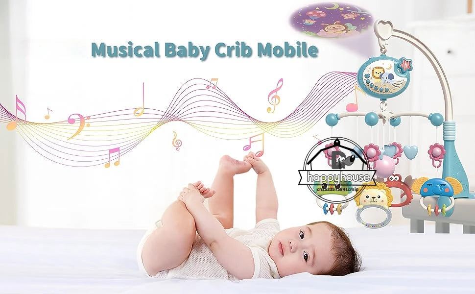 Mobile de berceau pour bébé avec animaux