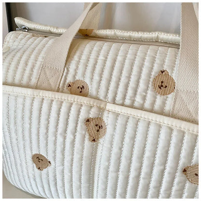 Sac à langer brodé grand modèle pour bébé