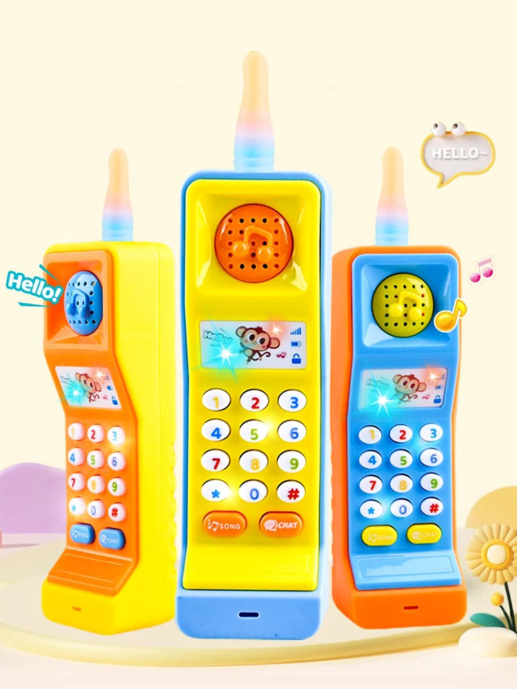 Téléphone jouet musical pour bébés