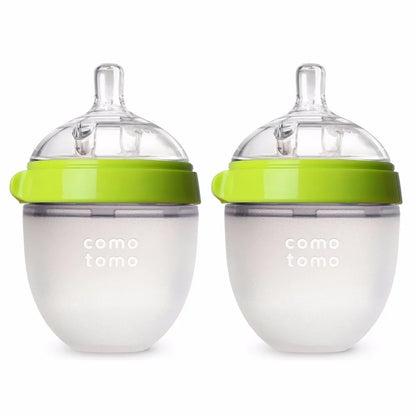 Biberon en silicone pour bébé