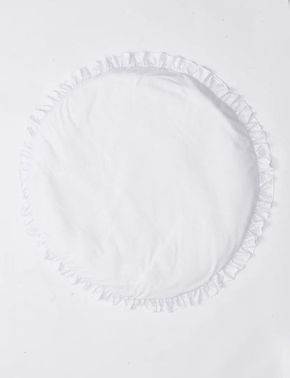 Tapis de sol bébé rond en dentelle douce