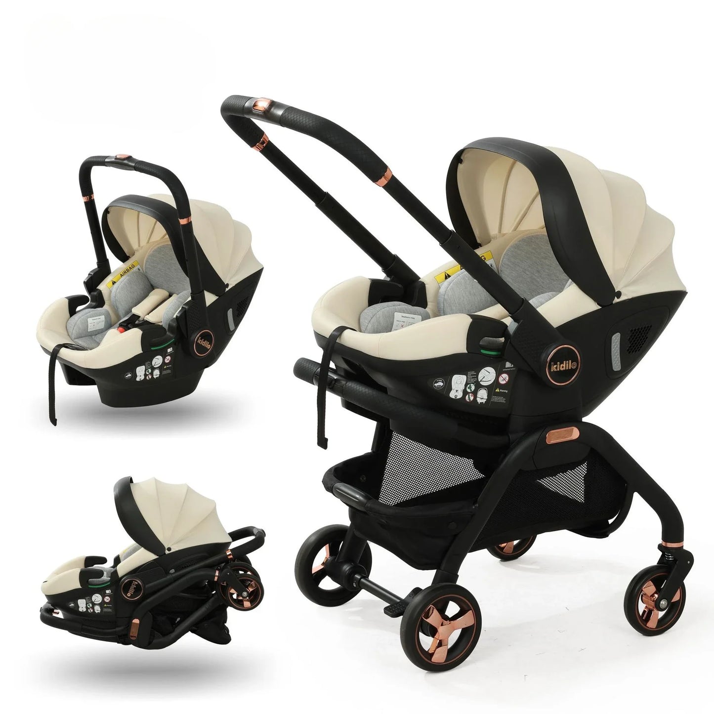 Poussette Portable 3 en 1 pour bébé