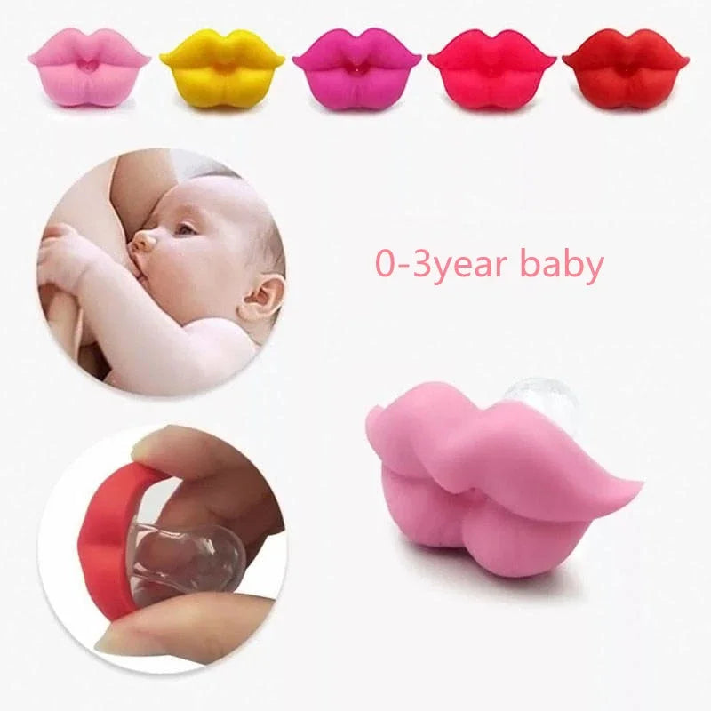 Tétine en forme de lèvre pour bébé