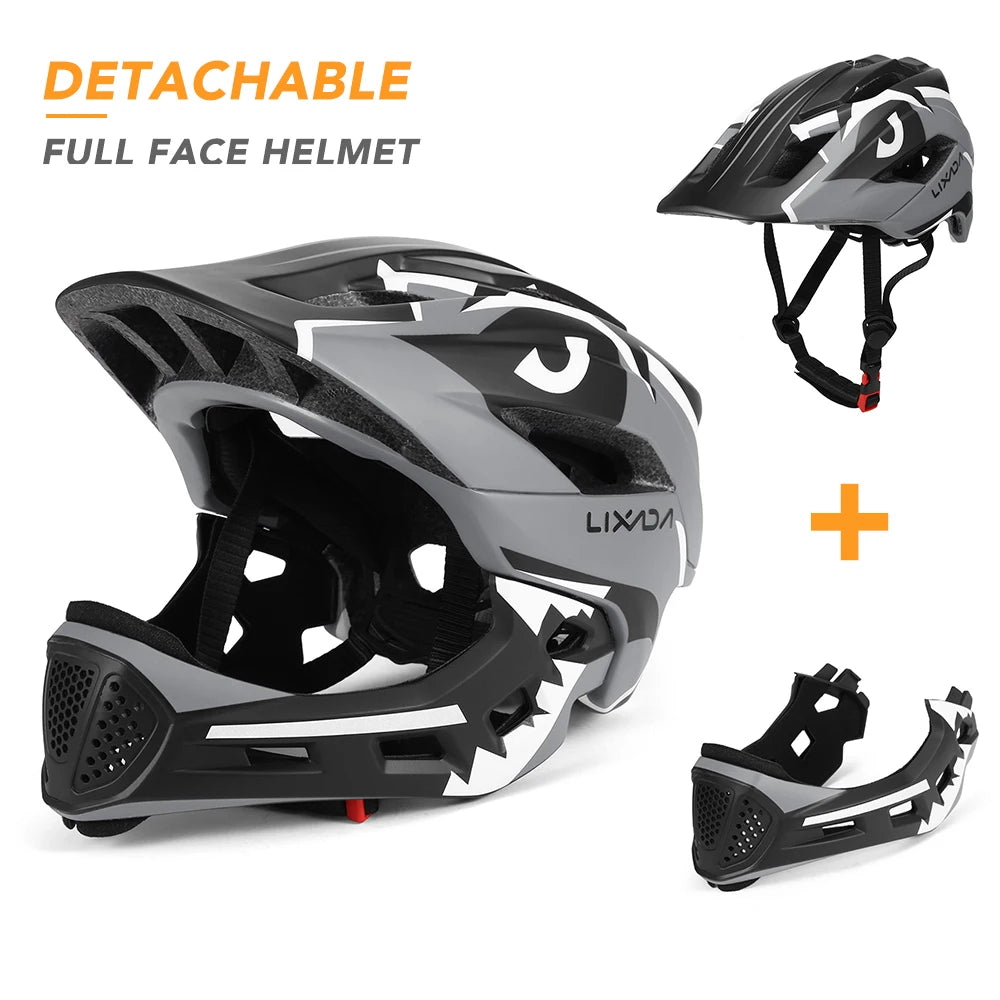 Casque vélo intégral détachable pour enfants VTT BMX