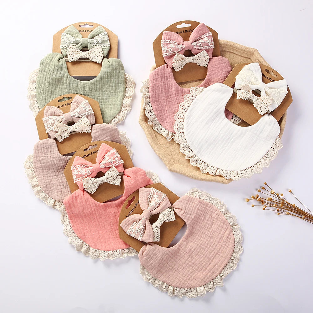Bavoir mignon en coton pur