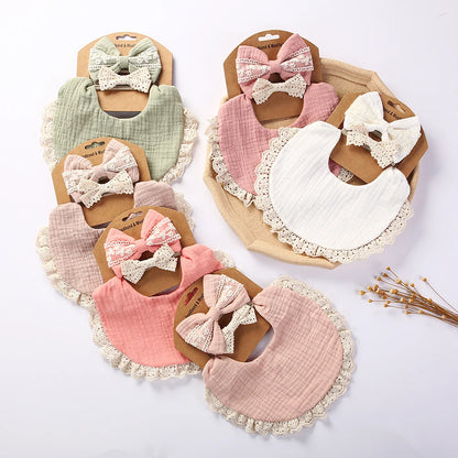 Bavoir mignon en coton pur