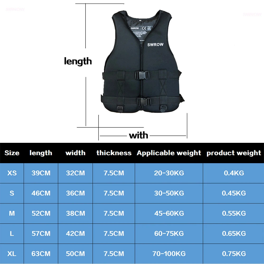 Gilet de natation jaune réglable dès 2 ans